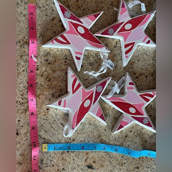 Christmas ornaments wooden (STARS) - Picture 3 of 4